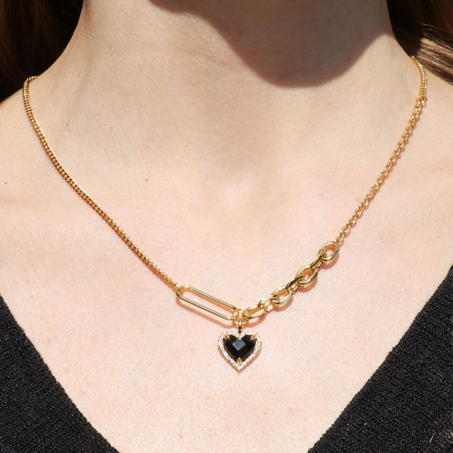 Collana Dark Amour – Zircone Scintillante