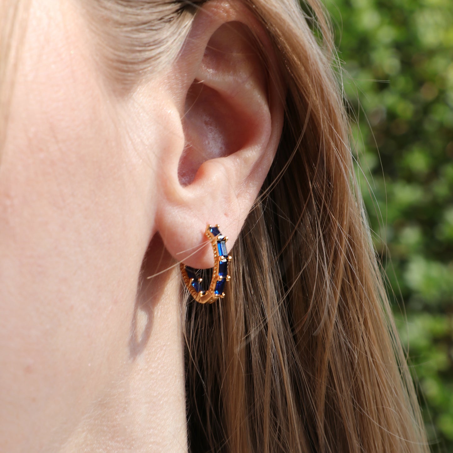 Sogno Azzurro Orecchini a cerchio piccoli (Hoops)