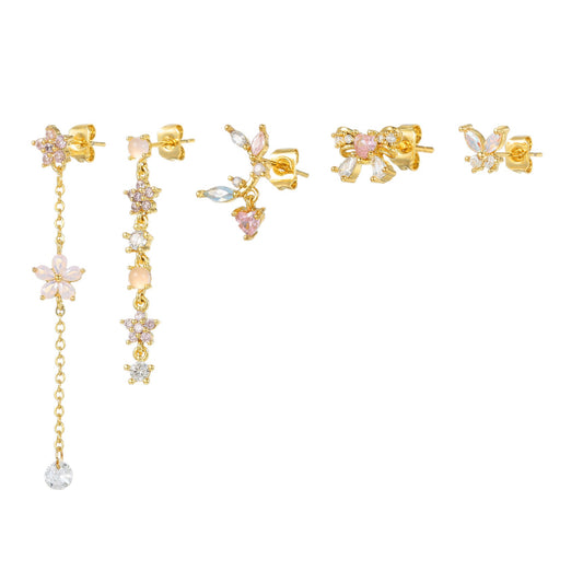 Petal Shine Set Orecchini