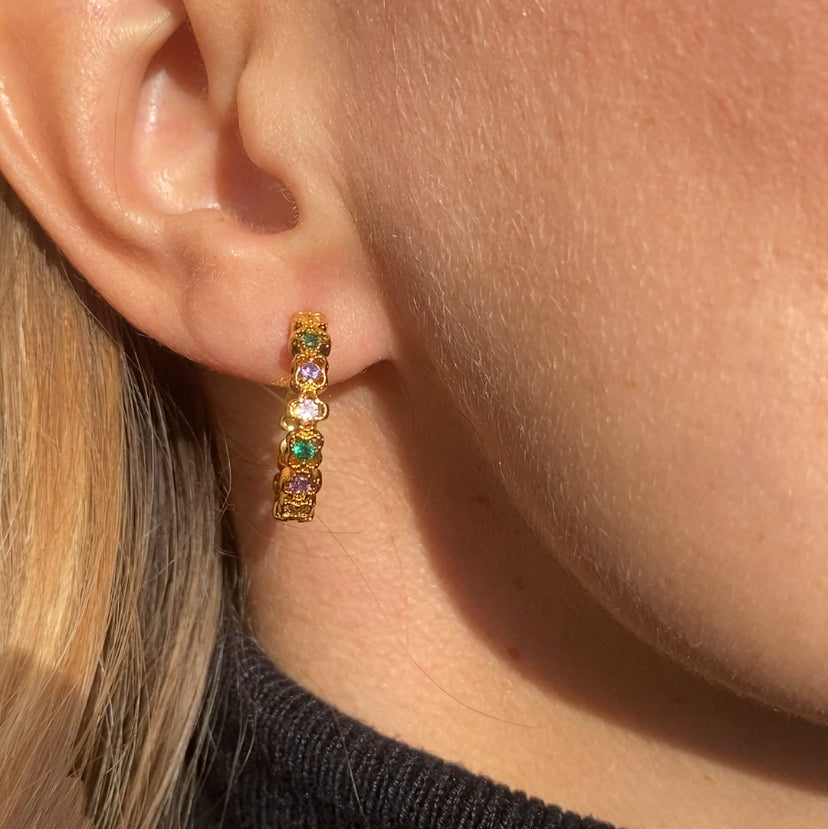 Fioré Orecchini a cercchio aperto