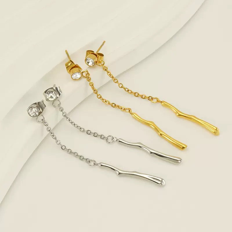 Orecchini Lunaria Drop