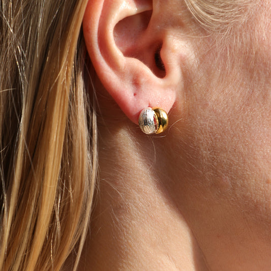 Orecchini Dualis Bicolore