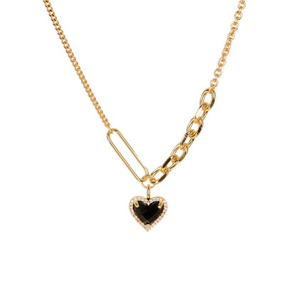 Collana Dark Amour – Zircone Scintillante