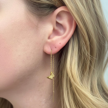 Orecchini Farfalla Duo Saliscendi