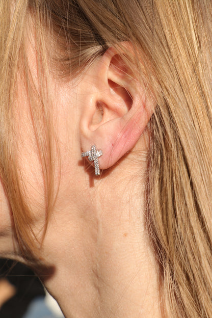 Croce Cristallina Orecchini