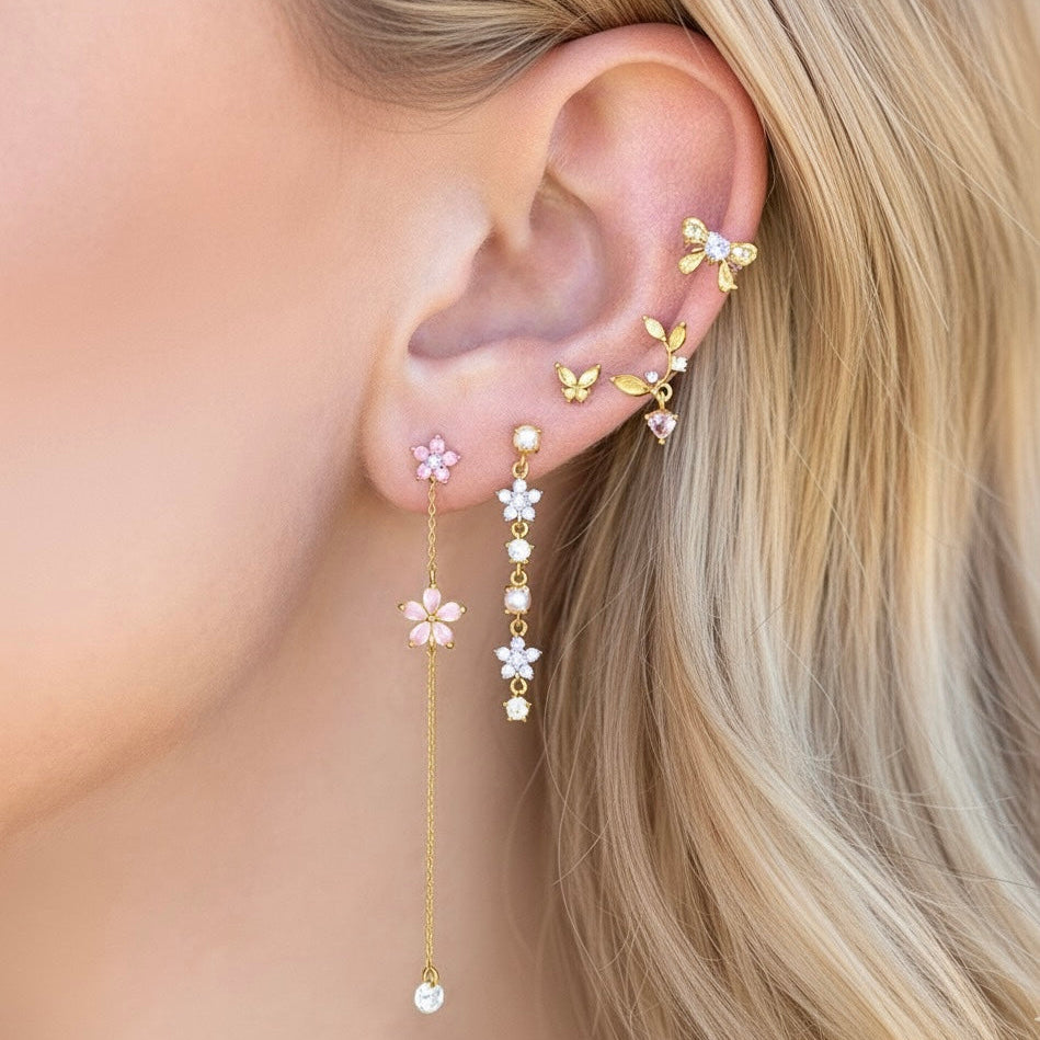 Petal Shine Set Orecchini