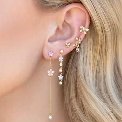 Petal Shine Set Orecchini