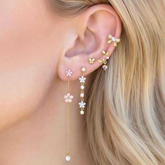 Petal Shine Set Orecchini