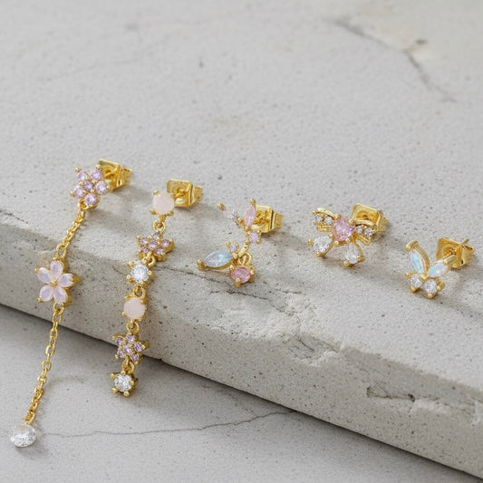 Petal Shine Set Orecchini