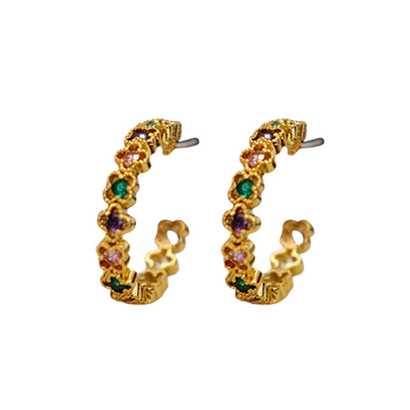 Fioré Orecchini a cercchio aperto