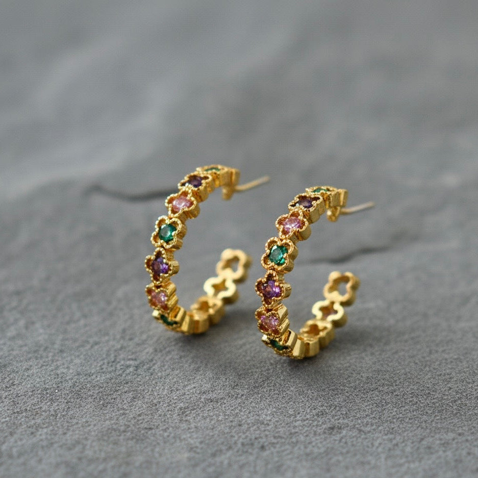 Fioré Orecchini a cercchio aperto