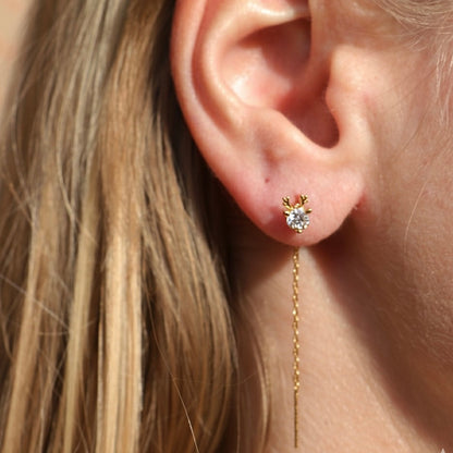 Renna Orecchini Pendenti