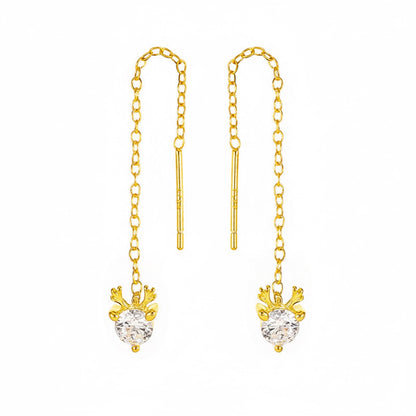 Renna Orecchini Pendenti