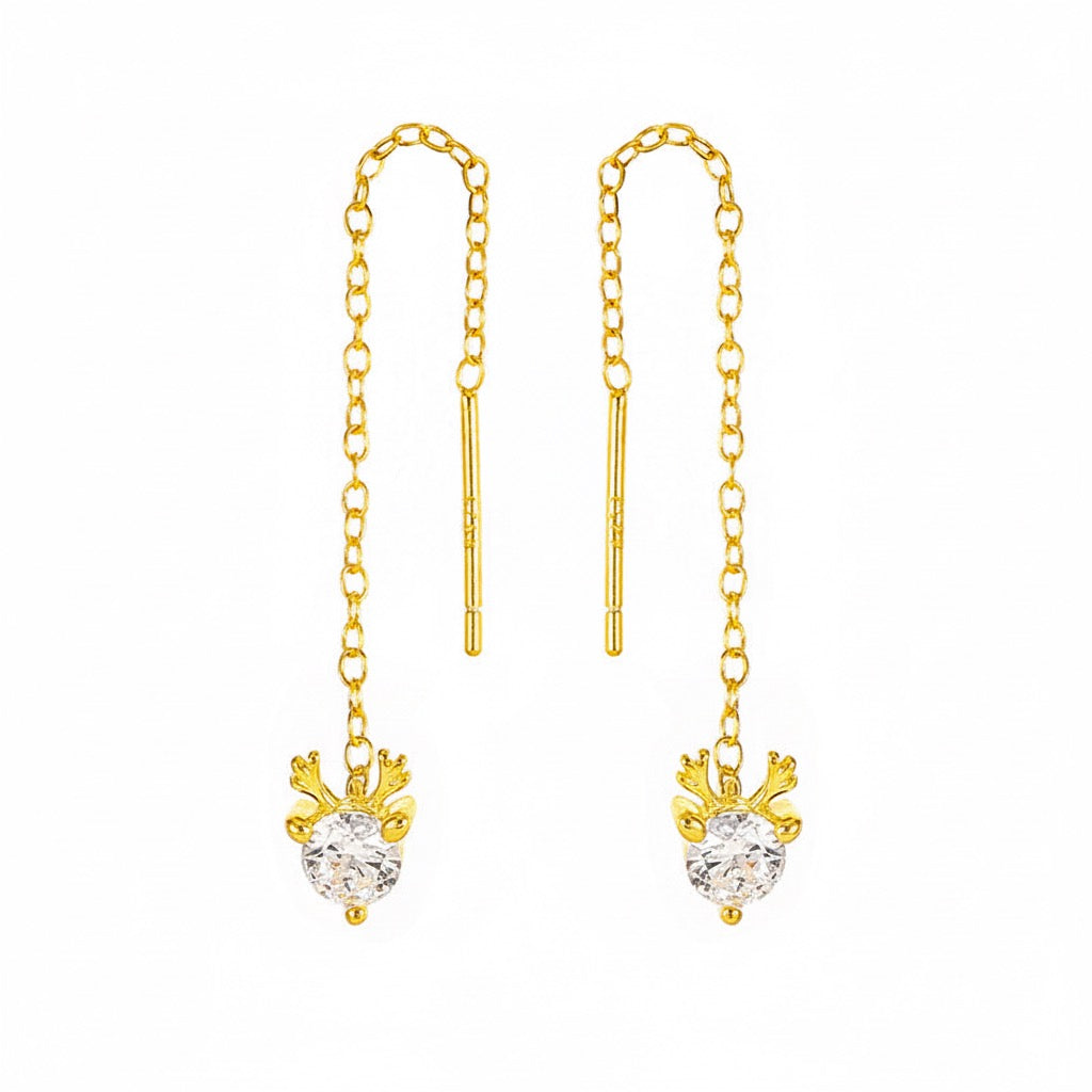 Renna Orecchini Pendenti