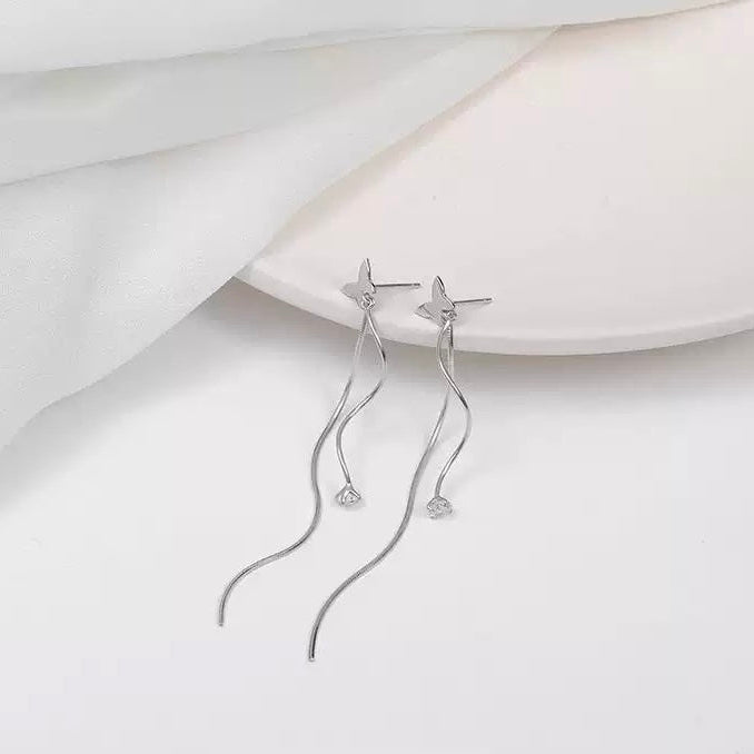 Orecchini Farfalla di Luce Pendenti