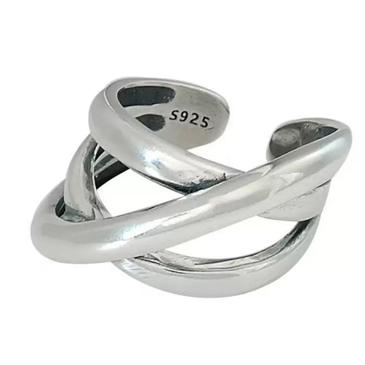 Silver Wave Anello