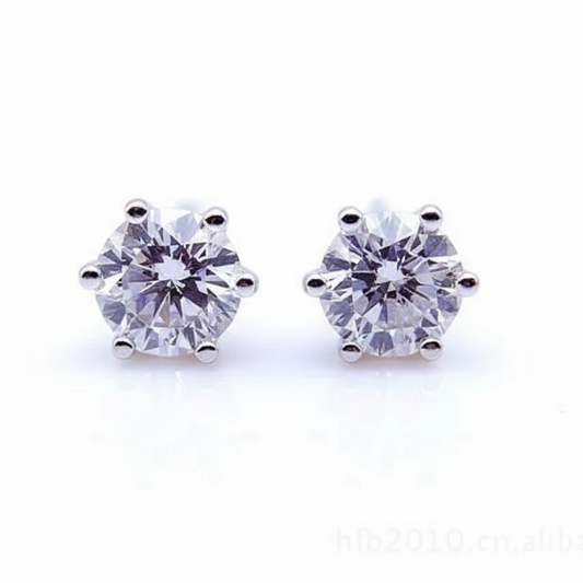 Cristaluxe Orecchini Punto Luce 8 mm