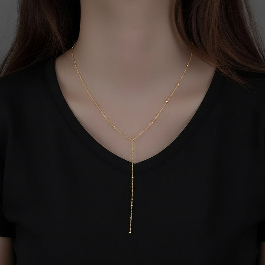 Y-Drop Elegance Collana