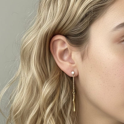 Orecchini Lunaria Drop