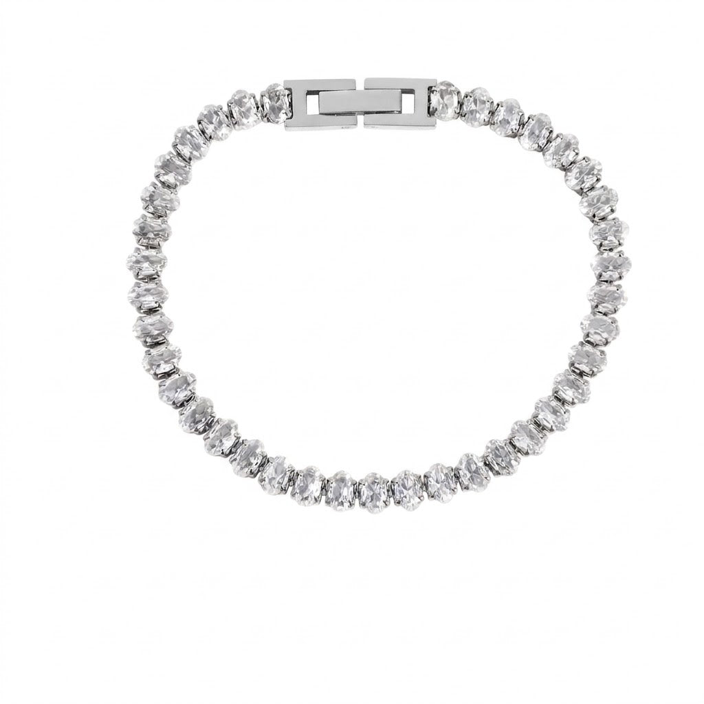 Bracciale Tennis Glow con Zirconi Ovali