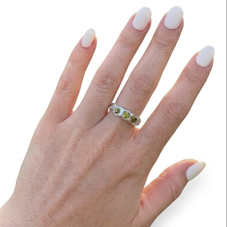 Anello Gemme Tris