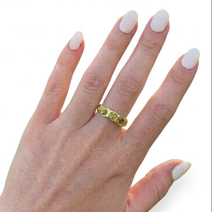 Anello Gemme Tris