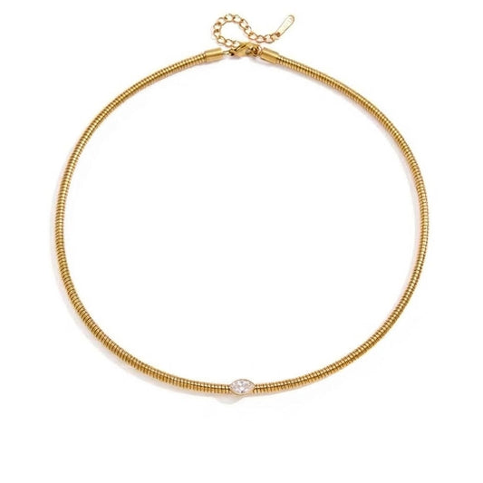 Collana Choker Goccia
