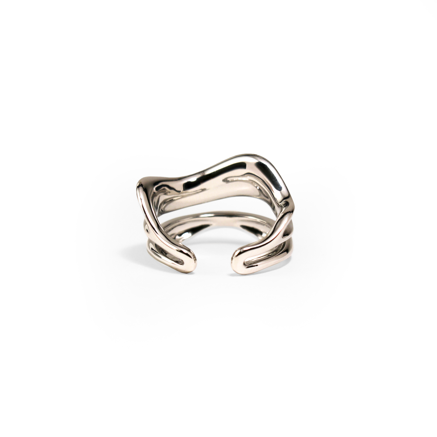 Silver Wave Anello
