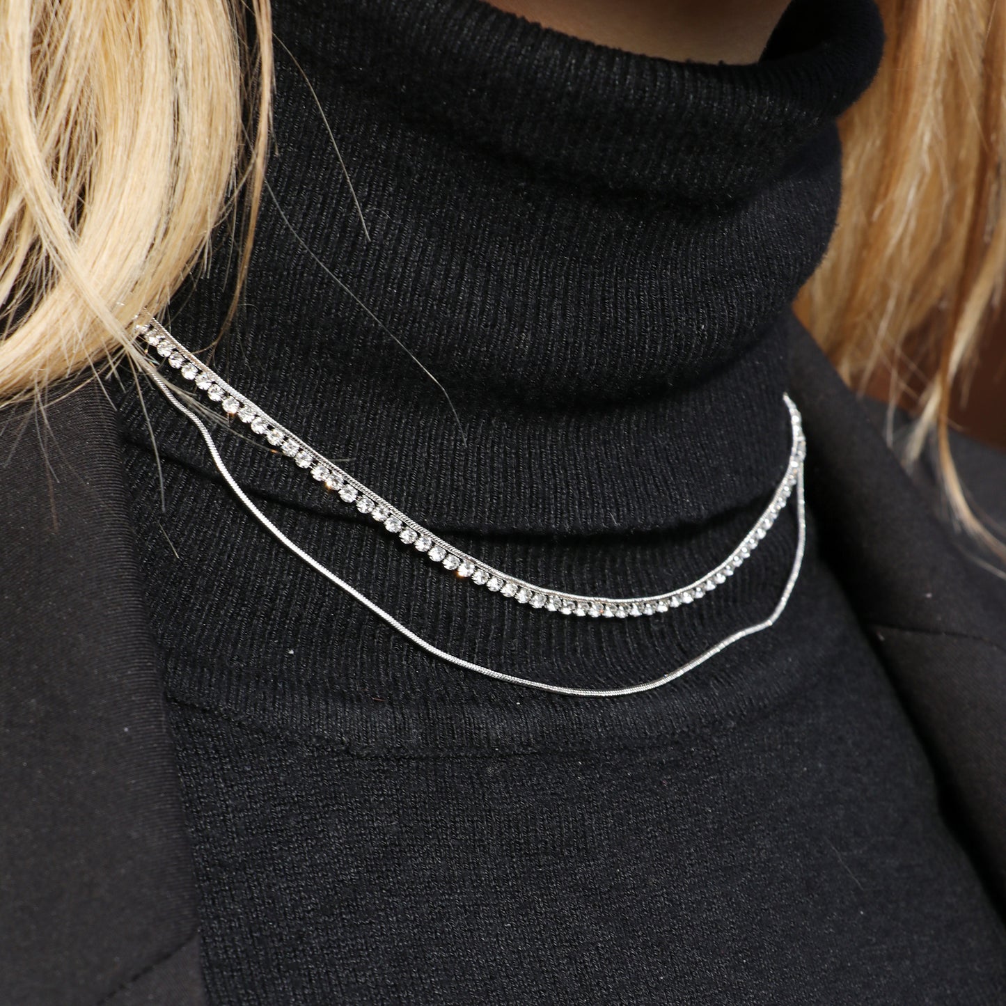 Gemma Mini Tennis Girocollo Doppia Fascia Regolabile